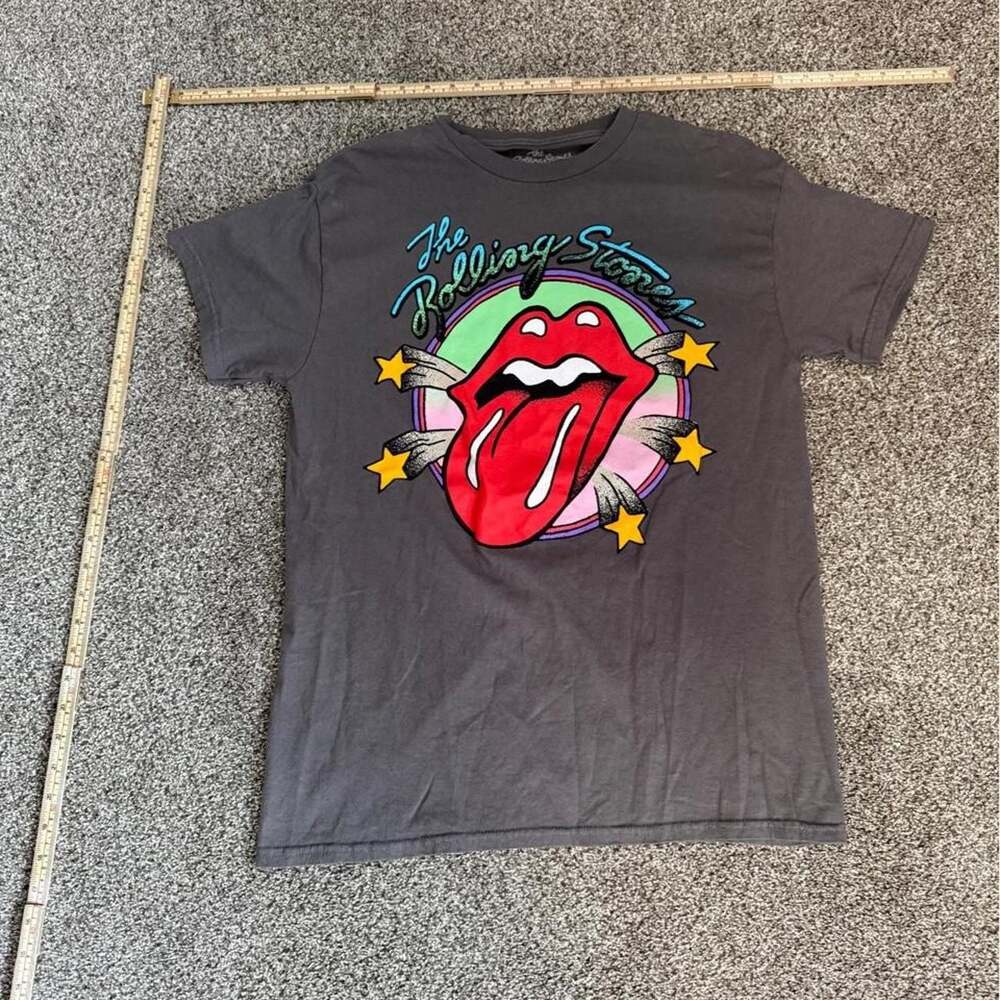The Rolling Stones Graphic Band T-Shirt Grey Medium